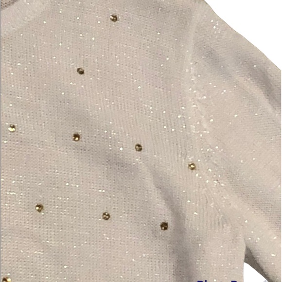 Mayoral • White Crystal Cardigan Sweater - 6 - Picture 3 of 11